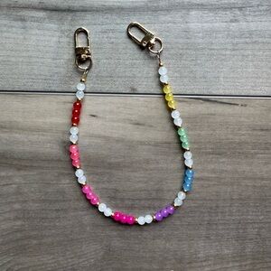 Colorful Beaded Phone Wristlet Strap